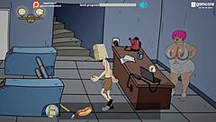 Fuckerman Explores Wild Campus Adventures With Busty Milf And BBW Fun