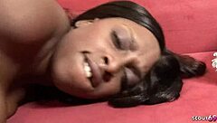 Curvy Black Ebony Cougar with Huge Natural Saggy Tits Seduces for Intense Interracial Cheating Fuck!