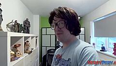 Big Tit European Slut Swallows Nerd's Cock in First-Time Tricked Amateur High Definition Encounter