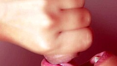 Japanese beauty takes massive cock deep with intense close-up cum action.