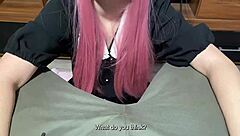 In a daring homemade twist, the cute brunette tried her new student uniform, showcasing blowjob skills to her eager neighbor