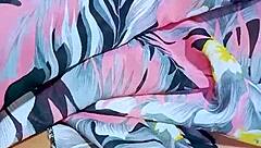 Pretty Girl Fingering Pink Pussy In The Office Bathroom