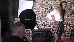 Behind The Scenes With Bettie Hayward In College Girl Photoshoot