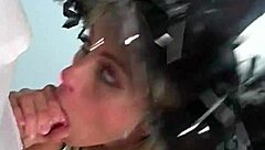 Why Not Suck This Huge Cock For Halloween Cum Facial As Blonde Milf Amateur?