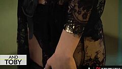 Sexy Blonde Siya Jey Indulges In Deep Double Penetration With Two Massive Cocks In Ass And Pussy