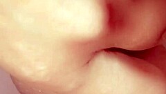 Japanese beauty takes massive cock deep with intense close-up cum action.