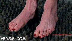 Gagged And Bound Babe Craves Intense Choking And Rough Pussy Fucking In Wild Bondage