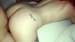 INSANELY horny slut DRAINS the squad with deepthroat and cum swallowing