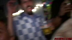 Amanda bobs on monster cocks at college party!