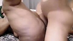 amateur couple explores shaved pussy fucking in retro homemade blue films session with intense passion