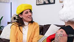 In A Seductive Scene, Charlie Valentine And Aubree Valentine Dive Into Intense LICK And SCISSORING Action