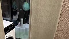 petite russian 18+ begs older man to fuck her tight pussy doggystyle and cum on tits in amateur homemade video