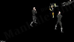 Holly, can you handle this triple triplet beatdown with your sexy bodybuilder muscles?