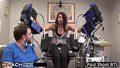 Human Guinea Pig Endures Intense Hitachi Orgasms from Doctor Tampa