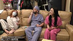 blaire celeste feels intense pleasure as her shaved pussy fills with cum