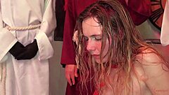 Ass Stretched Teen Gapes Wide After Huge Dildo In Bondage And Rough Anal?