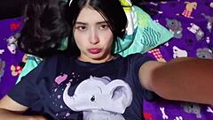 See-Through Bunny Cosplay Colombian Girlfriend Spanked And Fucked With Dildo In Bedroom Fetish Scene