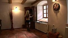 Petite skinny amateur takes massive cock in tight pussy and gaping asshole