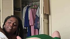 Amateur Homemade Ebony Gets Bent Over In Bedroom For Interracial Doggystyle Fucking