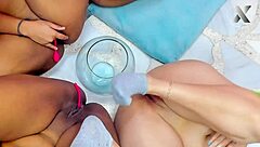 latinas enjoy toy play together