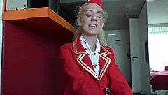 Oh wow, can you handle this monster black cock creampie in your skinny ass, pretty stewardess Monique Woods?
