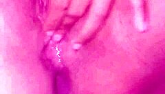 Indulging in a subtle solo masturbation session with gentle fingering and rising pleasure waves