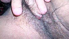 Oh man, I'm like so horny rubbing this beautiful hairy pussy of mine, ya know?