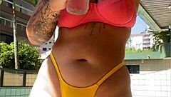 Ruiva Rabuda Da Buceta Inchada Fazendo Live!