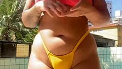 Ruiva Rabuda Da Buceta Inchada Fazendo Live!