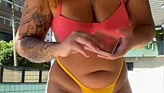 Ruiva Rabuda Da Buceta Inchada Fazendo Live!