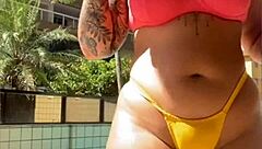 Ruiva Rabuda Da Buceta Inchada Fazendo Live!