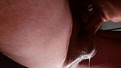 Wife takes deepthroat action in amateur homemade blowjob session