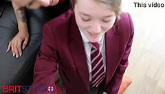 Stepmum Teaches Student Cock Sucking Cum Swallowing Group Party With College Girls