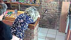 Caught wife cheating with pool guy on hidden cam in homemade voyeur video