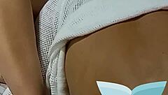 I Felt So Horny Tearing Stockings To Cum Twice In Petite Hairy Spanish Teacher's Pussy