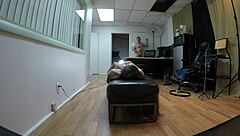 Skinny audrey decker suggests extreme pov casting with choking gagging blowjob deepthroat and hardcore pussy action