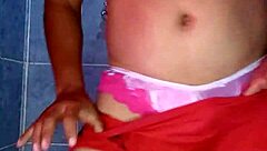 Oh wow, modeling this satin panty feels so sexy and smooth!