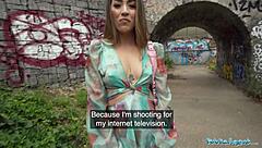 is kitty really that pretty or just an amazing cock sucker in public pov action?
