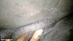 Black Mama Engages in Detailed Lesbian Tit Play With Intense Focus