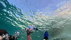 Oh yeah, dive into underwater sex with this hot milf!