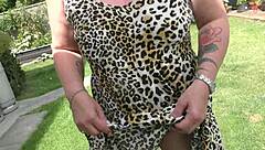 master pisses on submissive milf bitch and creampie fucks her clothed