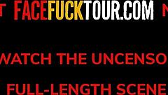 Oh My God, This Submissive Big Tits Blonde Gets Her Mouth Fucked Deep by Dominant BWC Stud!