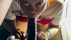 beale street parking garage creampie with black big ass amateur getting doggystyle pussy cum