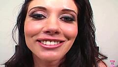 A Tattooed Guy With A Foot Fetish Fucks A Brunette With Big Tits And Heels