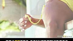 latina's huge tits bounce from anal monster cock!