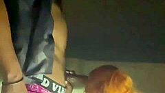 beale street parking garage creampie with black big ass amateur getting doggystyle pussy cum