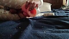 hey, check out this deep anal with huge dildo in lingerie 😈🍑