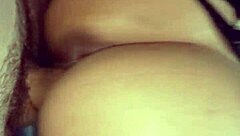 Amateur teen with big ass and tits enjoys anal play and dildo action with hired companion while partner is away.