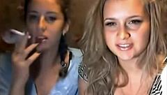 Hey, Watch These Girls On Cam Lighting Up Cigarettes With Excitement!