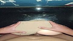 What Happens When Candy's Anal Quickie In Beige Panties Leaves Her Gaping?